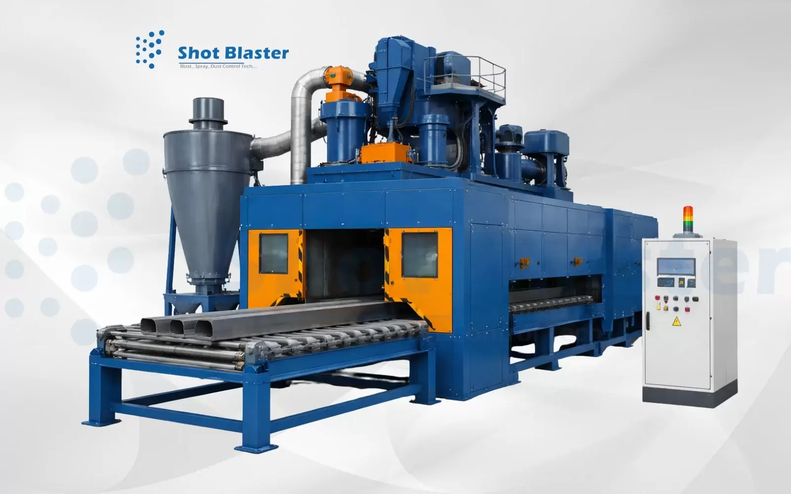 Continuous Shot Blasting Machine